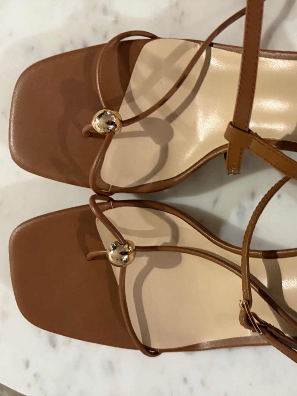 Brown sandals 11